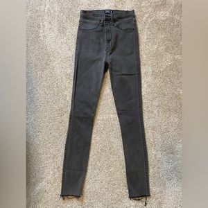 Abercrombie Black Ultra high rise Jean Leggings